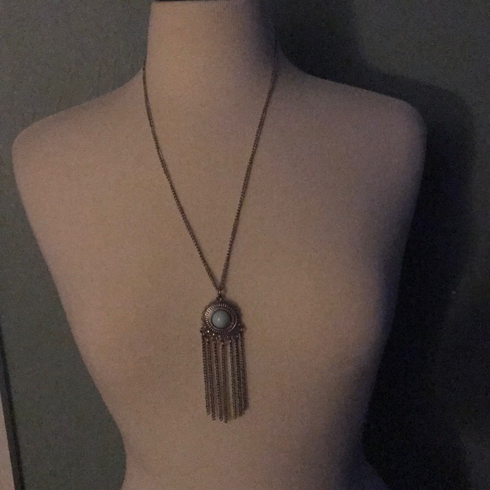 Blue necklace